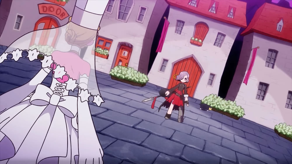 Cutscene entre Erina e Marie