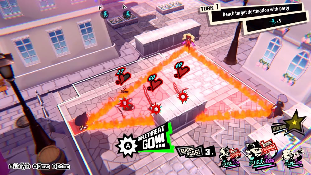 All-Out Attack dos personagens no jogo