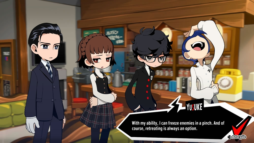 Interações dos personagens