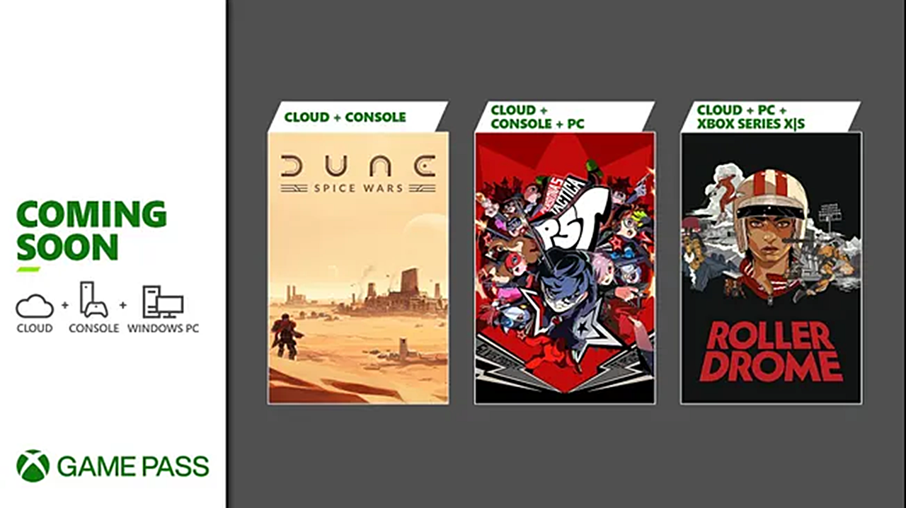 Xbox Game Pass anuncia jogo de DUNA e Persona 5 Tactica para novembro