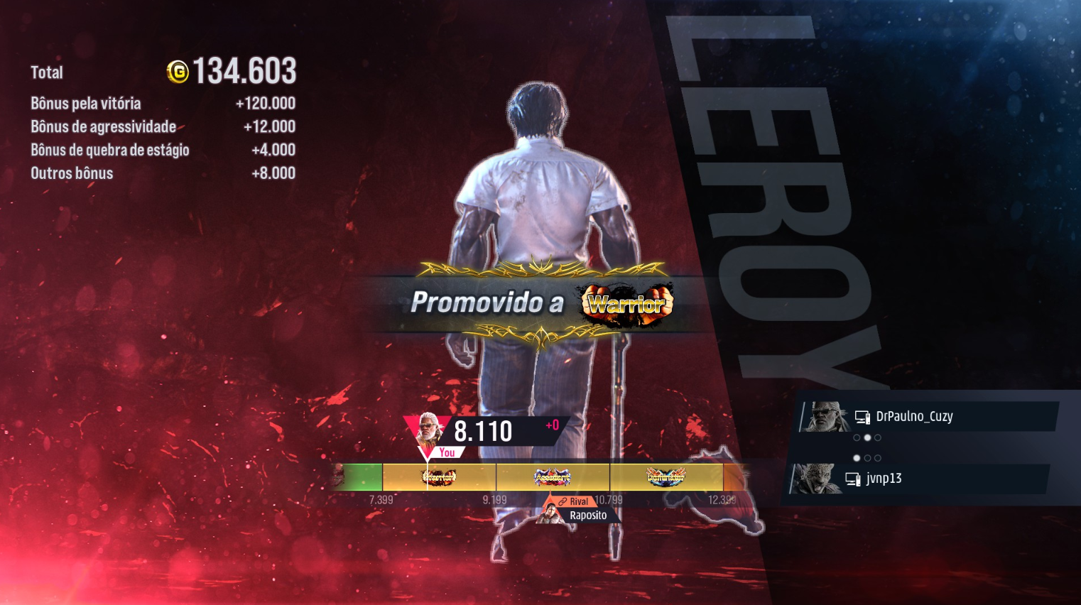 Ranked do Tekken 8