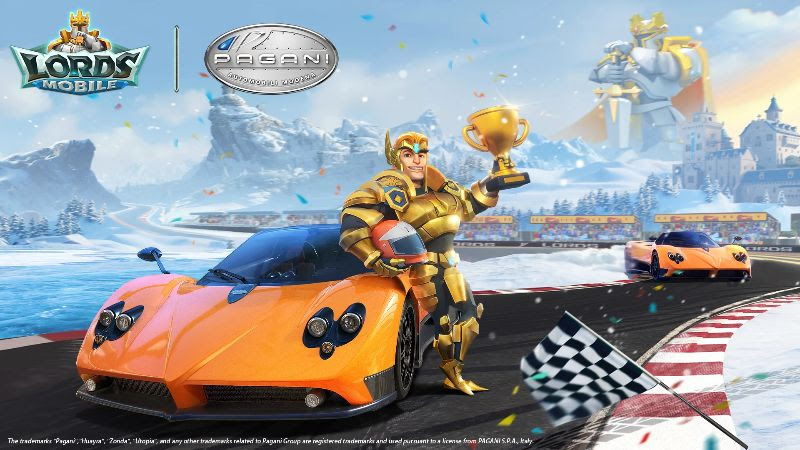 Lords Mobile anuncia evento em parceria com marca de carros de luxo!