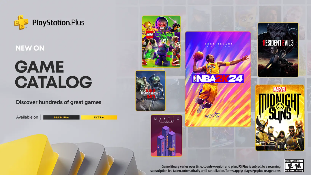 PlayStation Plus Extra e Deluxe anuncia catálogo do fim de março