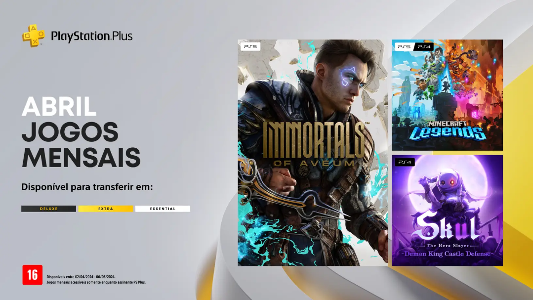 PlayStation Plus revela jogos gratuitos de abril