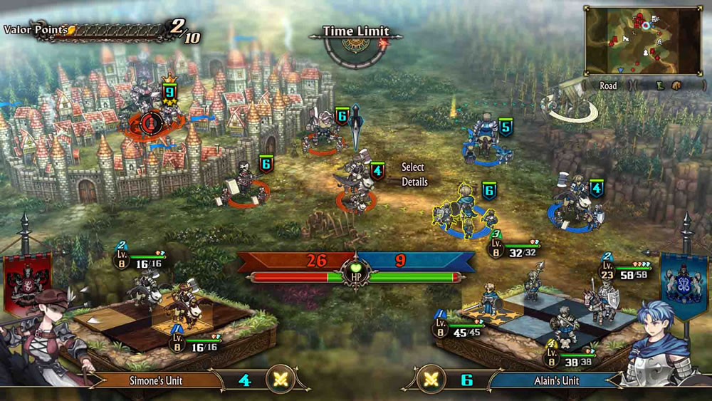 Sistema de batalha de Unicorn Overlord