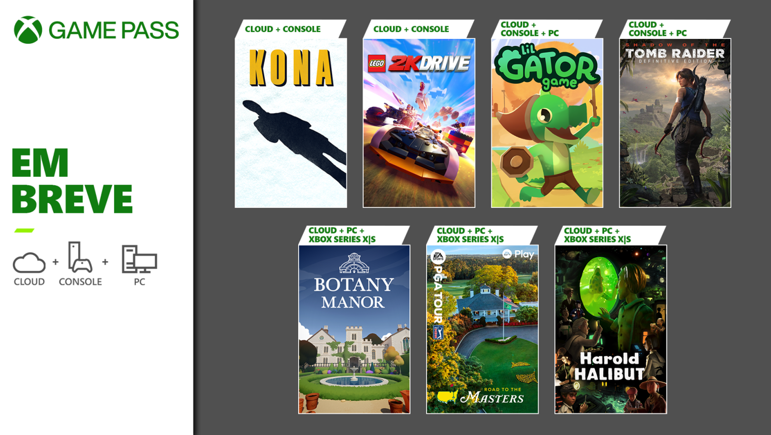 Xbox Game Pass anuncia primeiros jogos de abril
