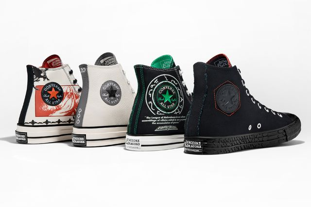Converse comemora 50 anos de Dungeons & Dragons com coleção especial