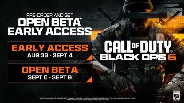 Data do beta de Call of Duty: Black Ops 6 é divulgada