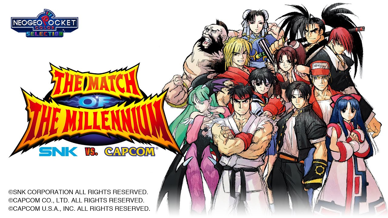 Capa do jogo snk vs capcom the match of the millennium