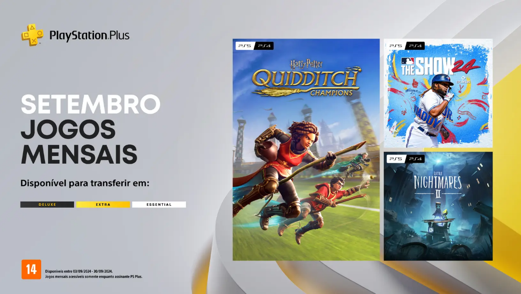PlayStation Plus anuncia jogos gratuitos de setembro