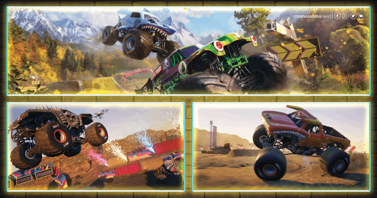 Monster Jam Showdown traz gráficos e destruições impressionantes