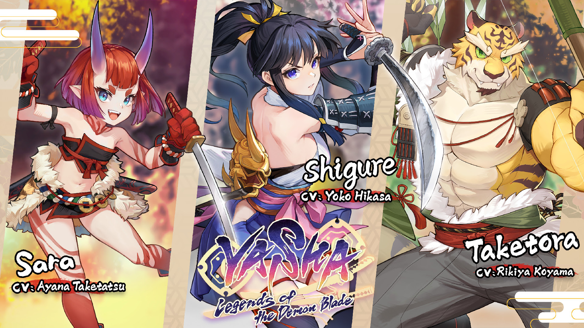 Yasha: Legends of the Demon Blade ganha trailers destacando elenco de voz
