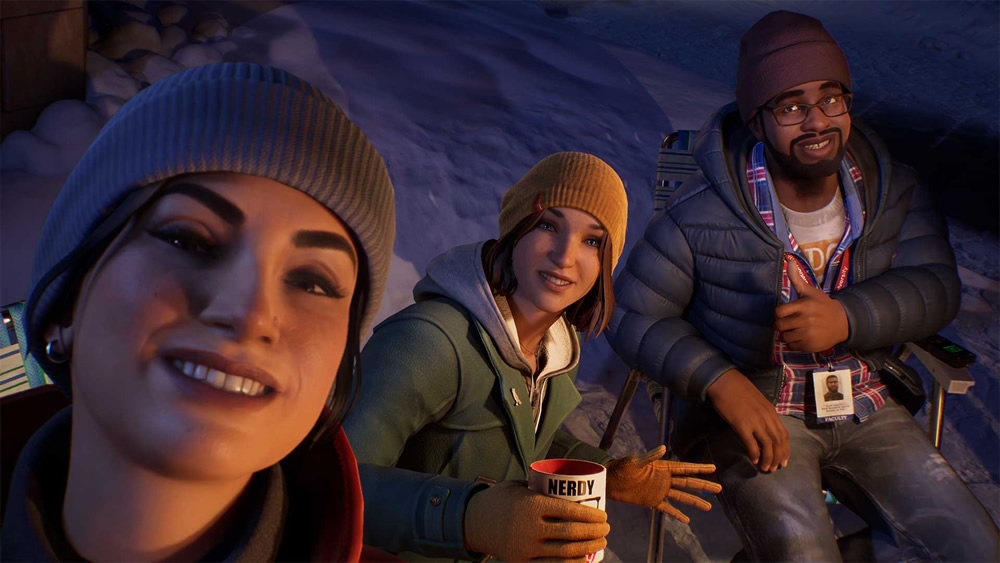 Safi, Max e Moses em Life is Strange: Double Exposure
