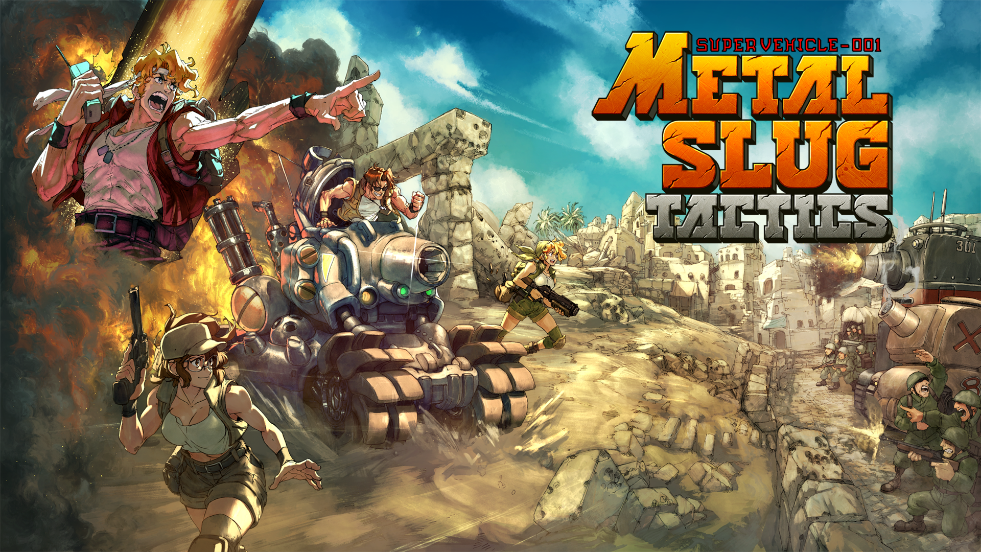 Metal Slug Tactics anuncia personagens de KOF e data de lançamento
