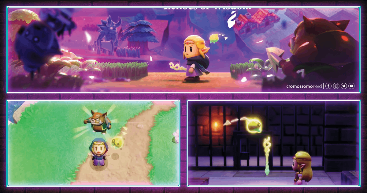 The Legend of Zelda: Echoes of Wisdom traz a princesa zelda em grande estilo