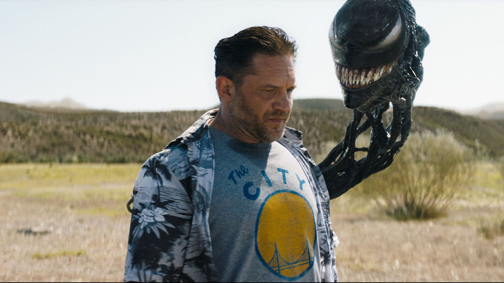 Venom e Eddie Brock conversando