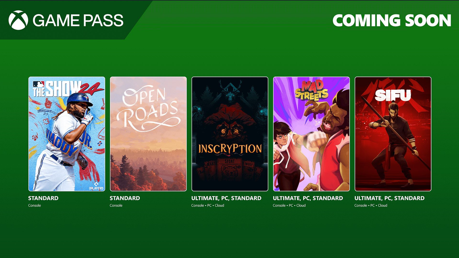 Xbox Game Pass anuncia primeiros jogos de outubro