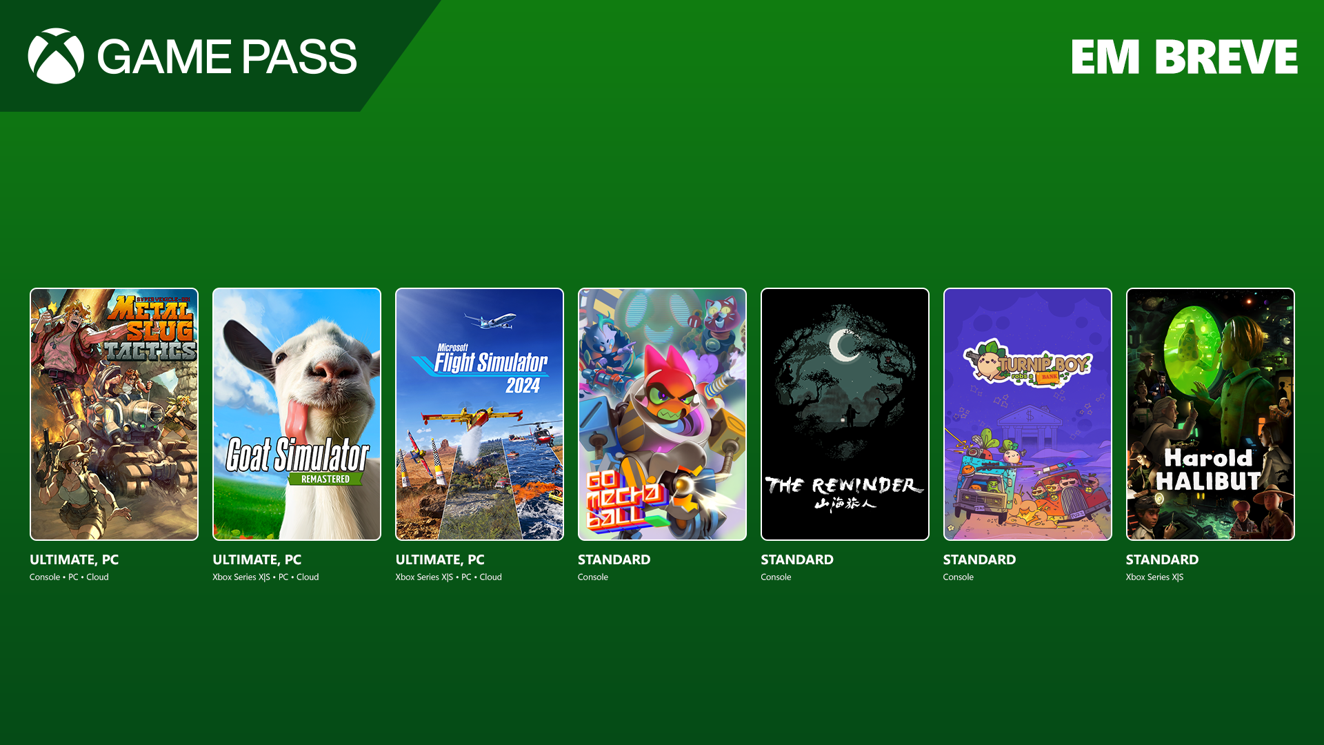 Xbox Game Pass anuncia primeiros jogos de novembro