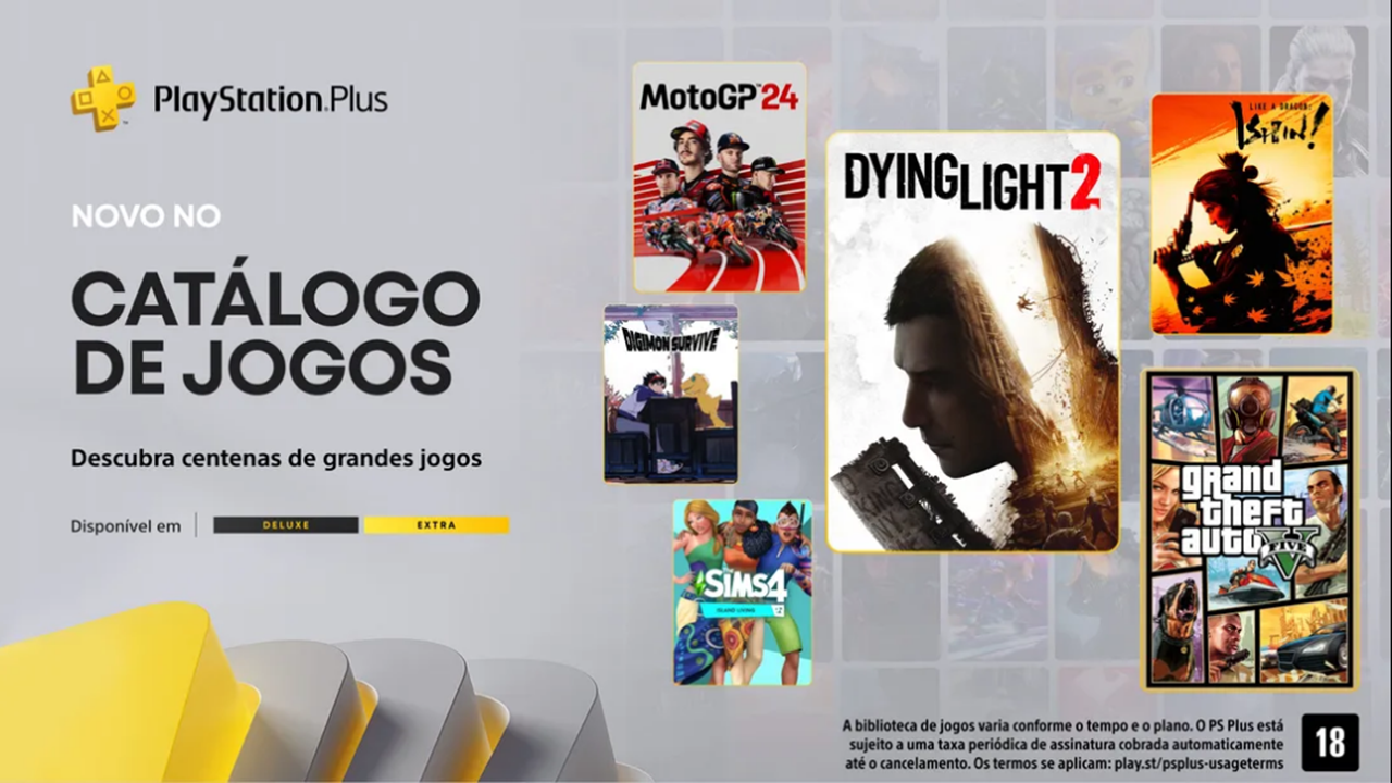 PlayStation Plus divulga catálogo dos pacotes Extra e Deluxe de novembro