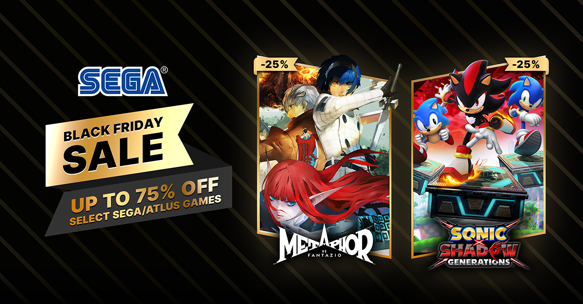 SEGA anuncia Black Friday com descontos imperdíveis