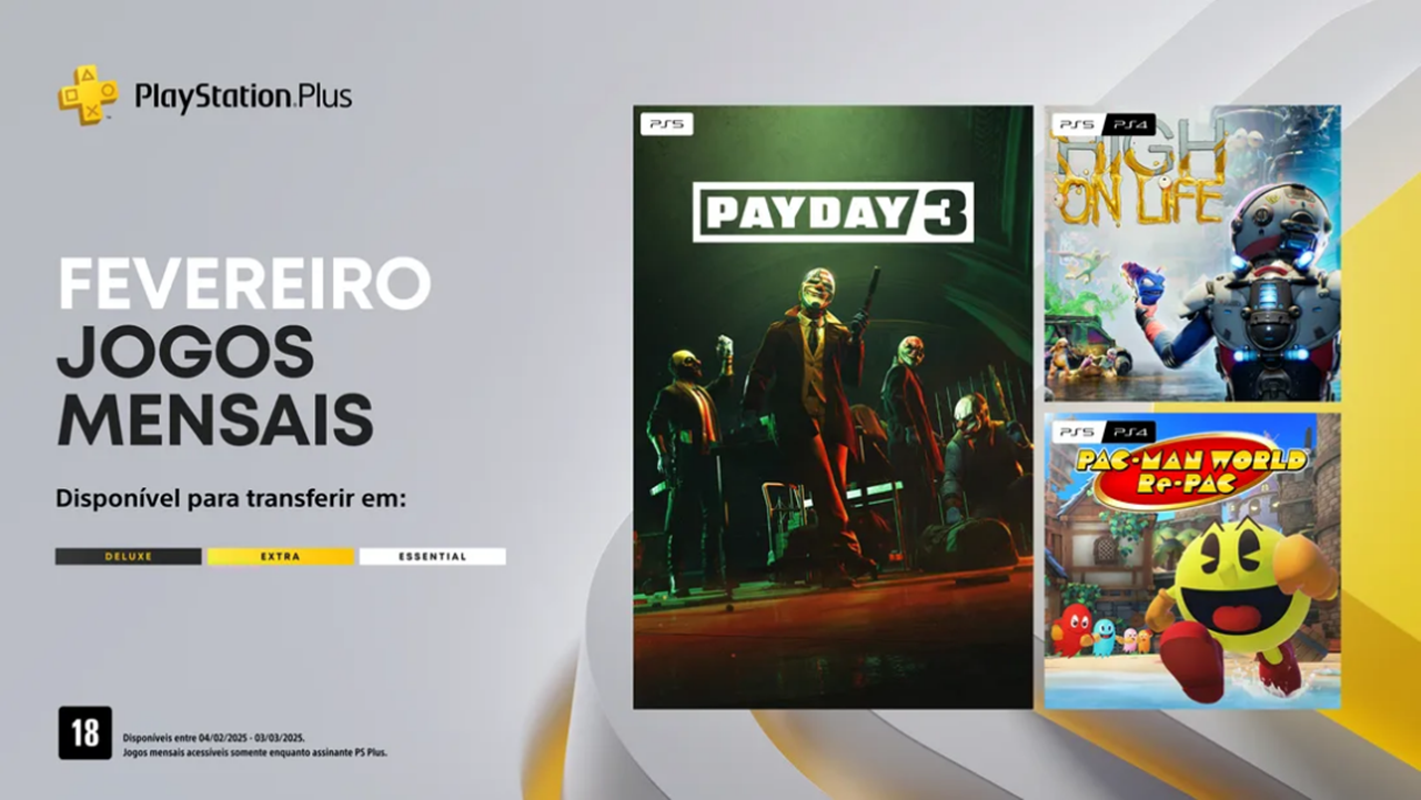 PlayStation Plus revela jogos mensais de fevereiro