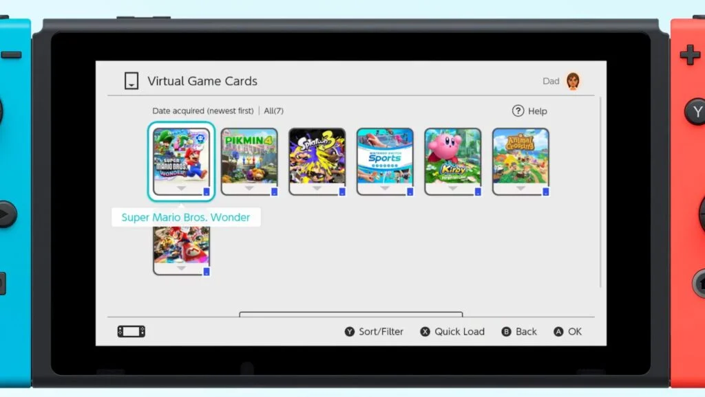 Nintendo apresenta sistema de "Cartuchos Digitais" em jogos do Switch