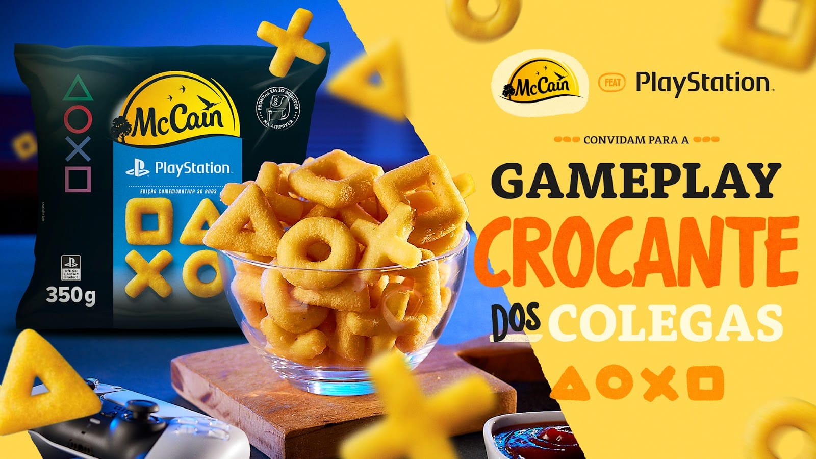 PlayStation Brasil e McCain se unem para o evento "Gameplay Crocante"