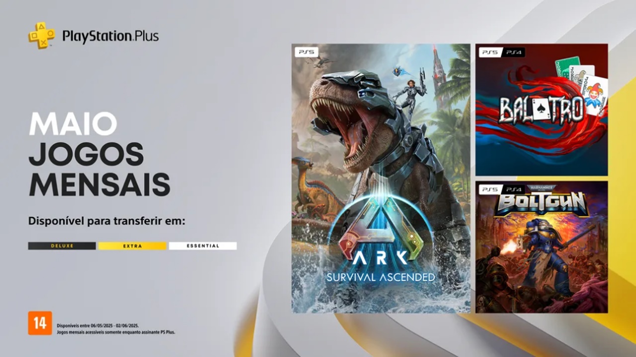 PlayStation Plus revela os jogos gratuitos de maio