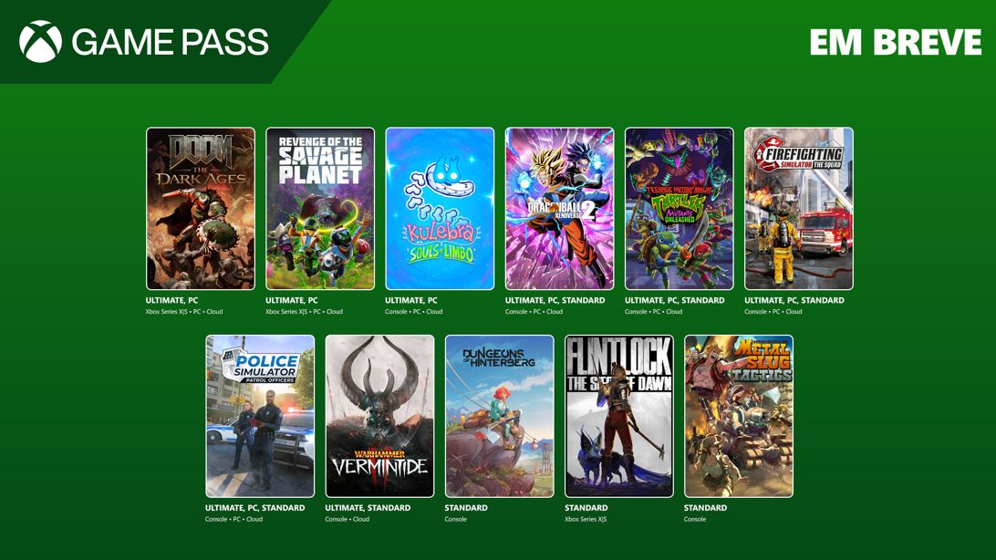 Xbox Game Pass anuncia jogos de maio com novo DOOM e mais