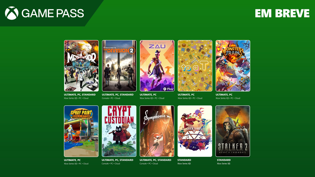 Xbox Game Pass anuncia Metaphor ReFantazio e mais no catálogo