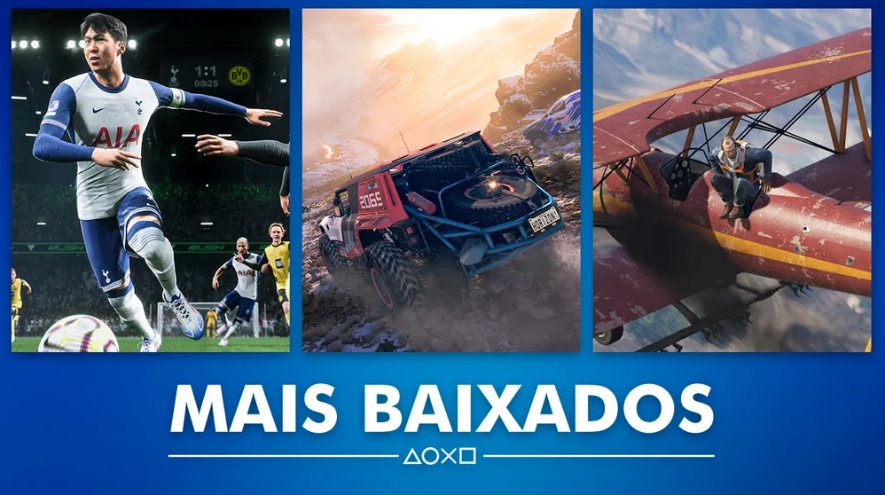 PlayStation divulga lista dos jogos mais baixados de maio no PS5 e PS4