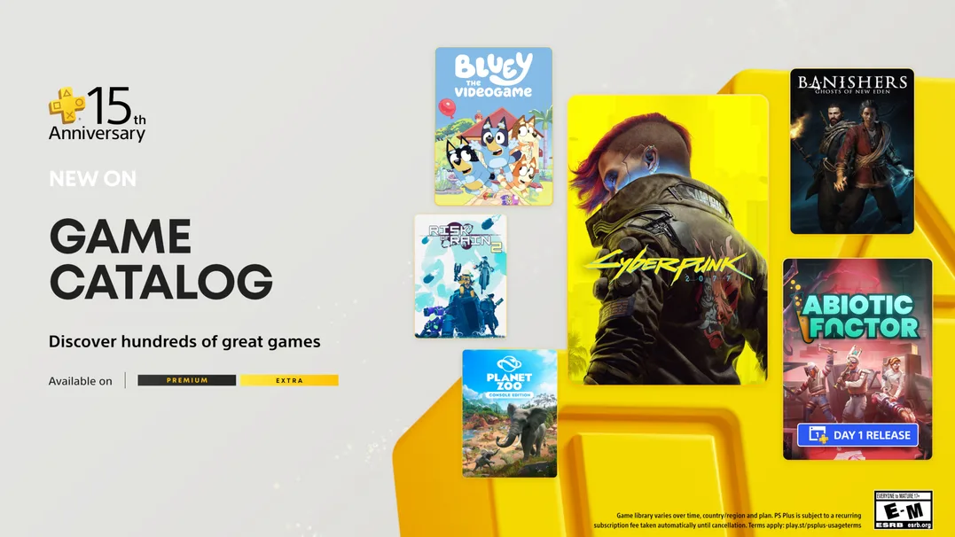 PS Plus Extra e Deluxe anunciam chegada de Cyberpunk 2077 e outros 5 jogos