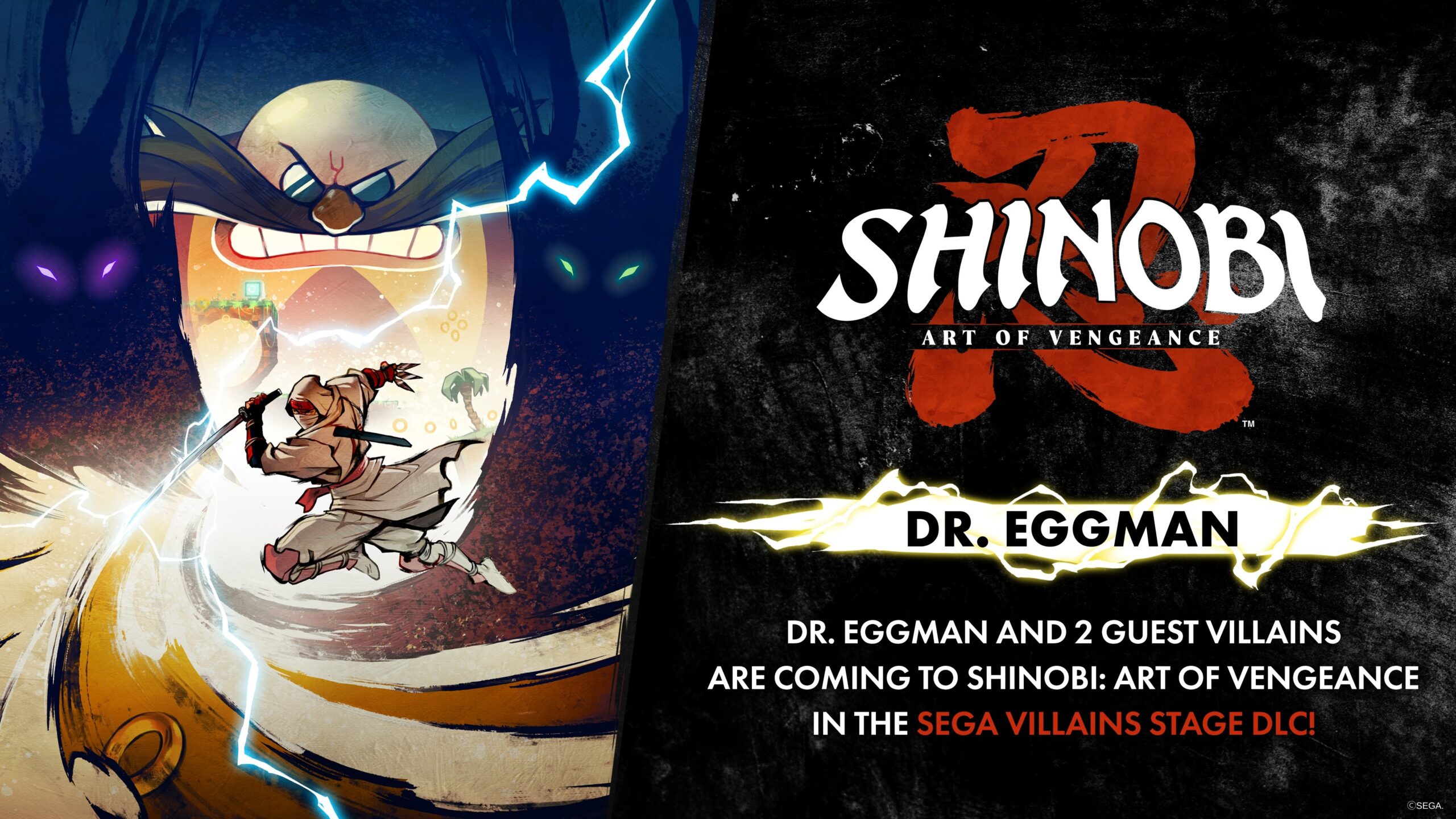 Shinobi: Art of Vengeance terá vilões de Sonic e outras franquias