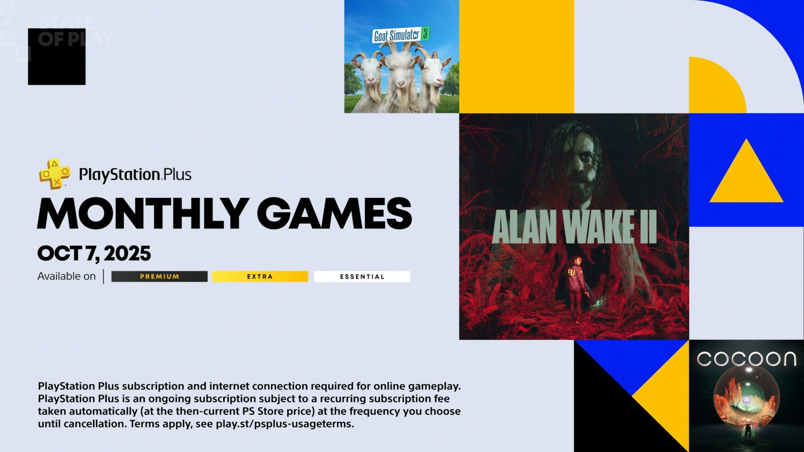 PlayStation Plus anuncia Alan Wake 2 e mais nos jogos mensais de outubro