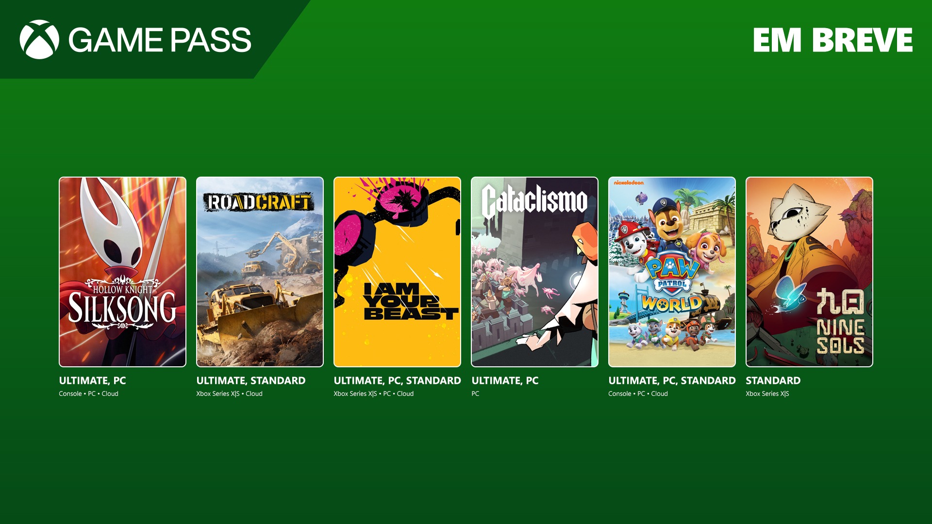 Xbox Game Pass confirma Silksong e mais para setembro