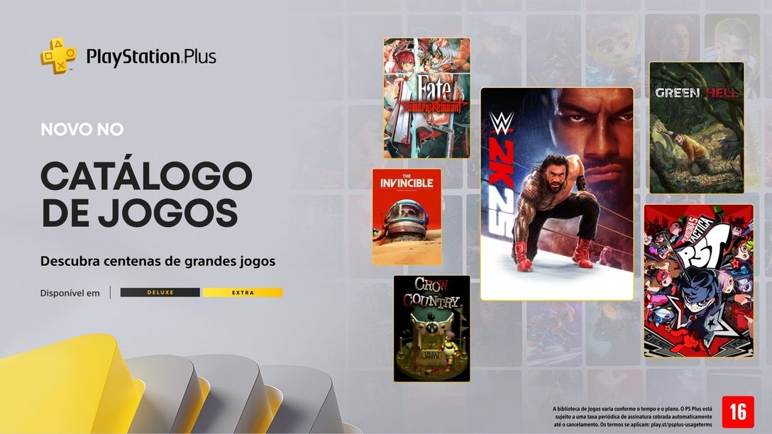 PlayStation Plus revela jogos de setembro nos catálogos Extra e Deluxe