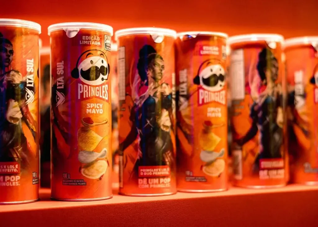 Sabores limitados e experiências imersivas reforçam presença da Pringles nos e-Sports