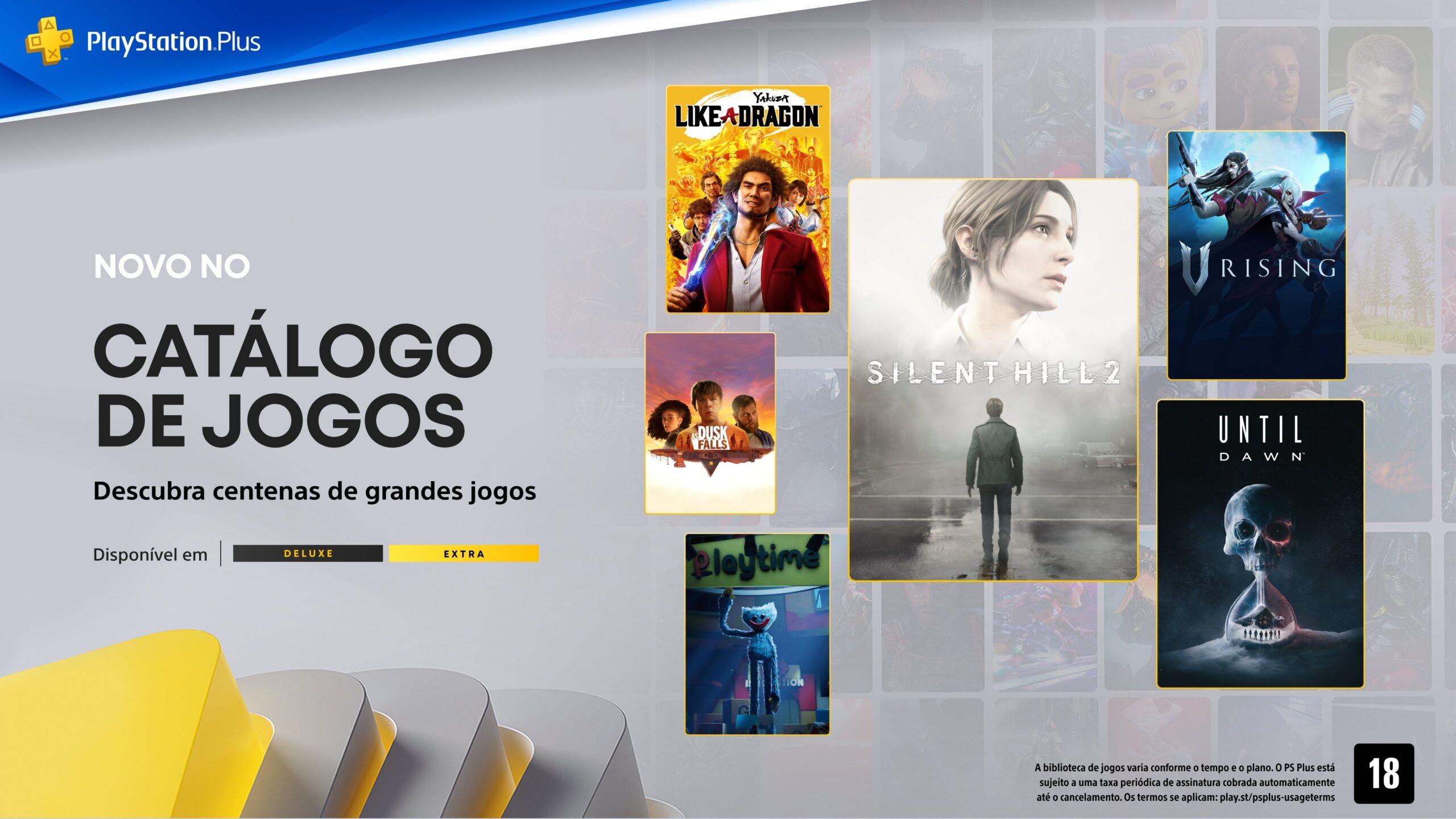 PlayStation Plus Extra e Deluxe anunciam Silent Hill 2 Remake, Until Dawn e mais