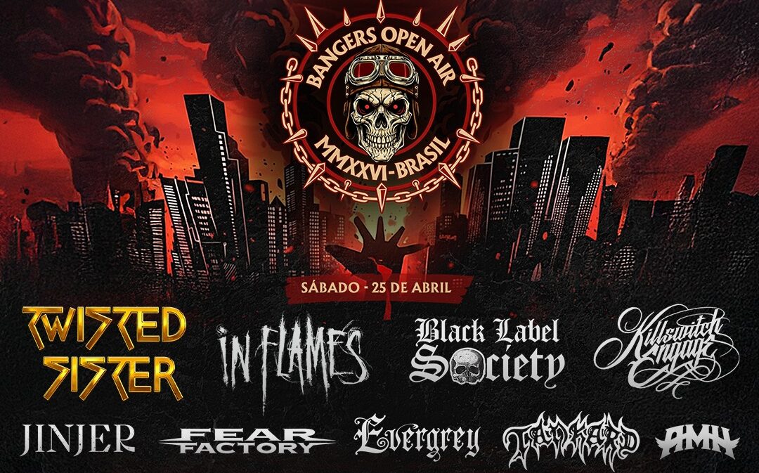Bangers Open Air divulga line-up completo e confirma reunião histórica do Angra