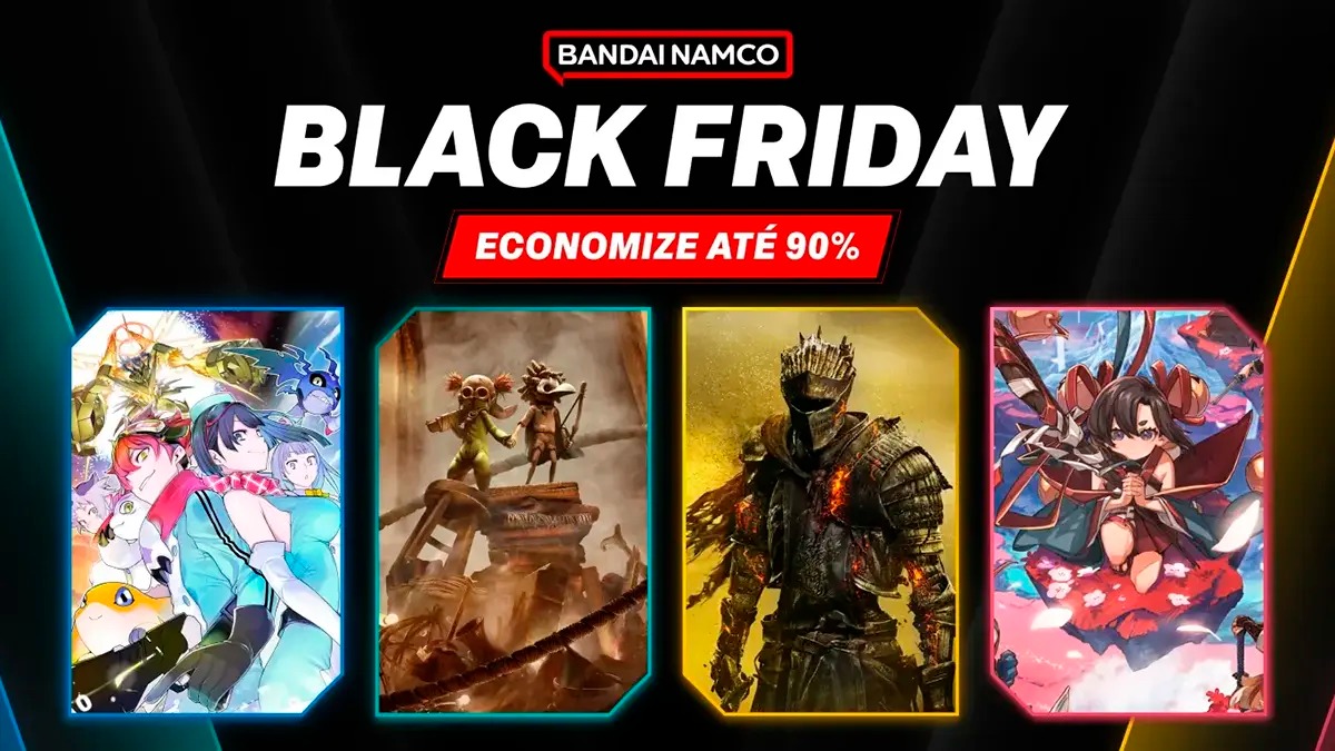 Bandai Namco começa Black Friday com diversas ofertas imperdíveis