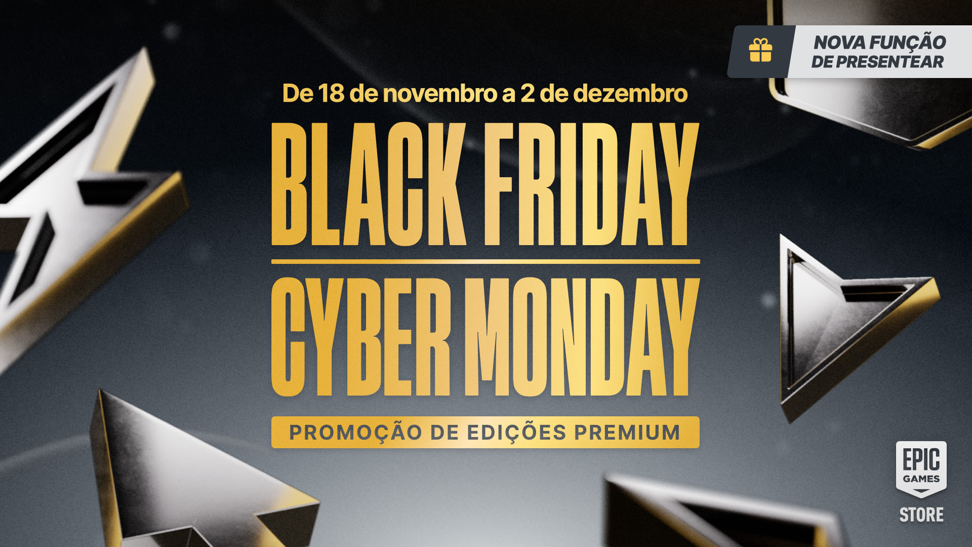 Epic Games Store inicia Promoção de Edições Premium para a Black Friday 2025