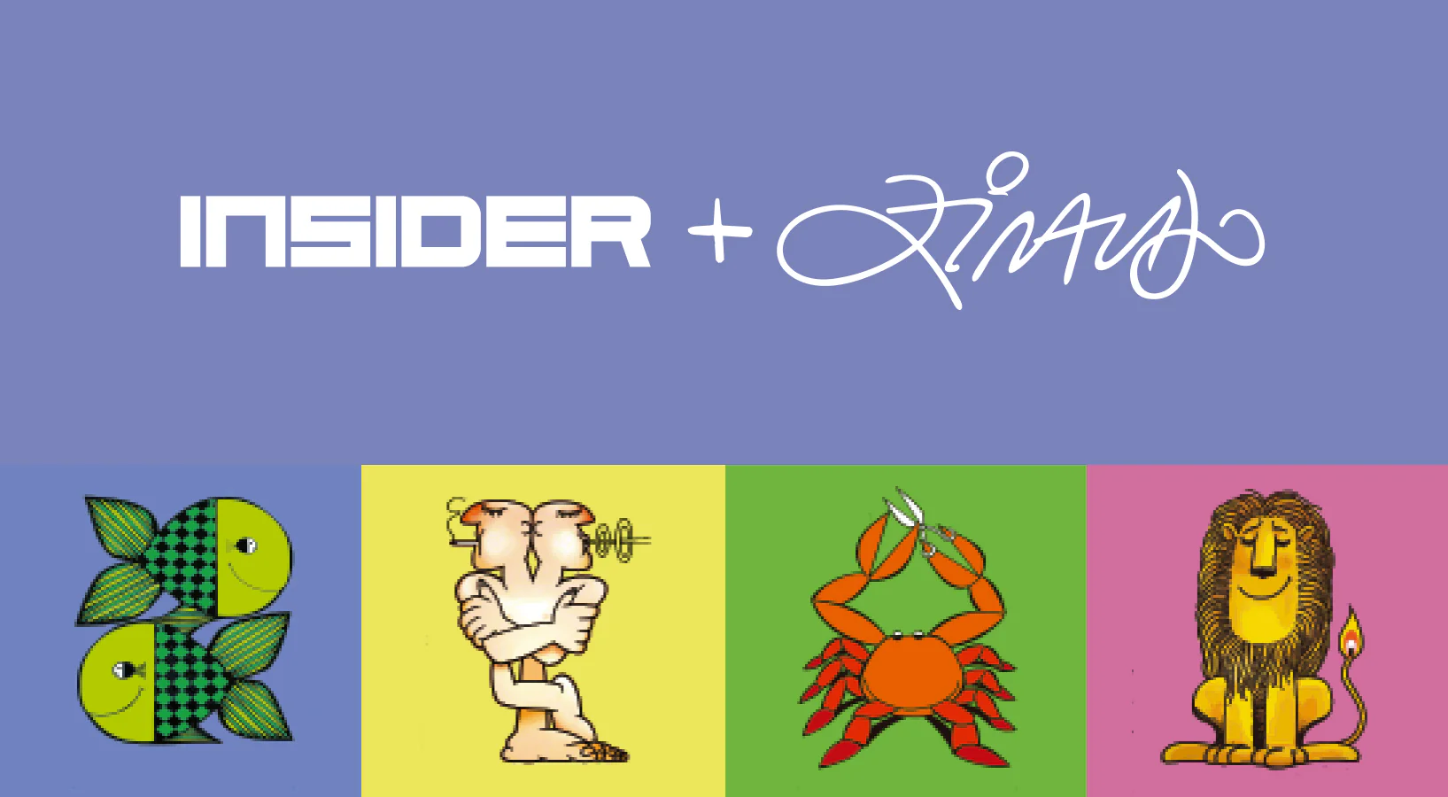 Insider e Ziraldo lançam nova colaboração inspirada nos signos do zodíaco