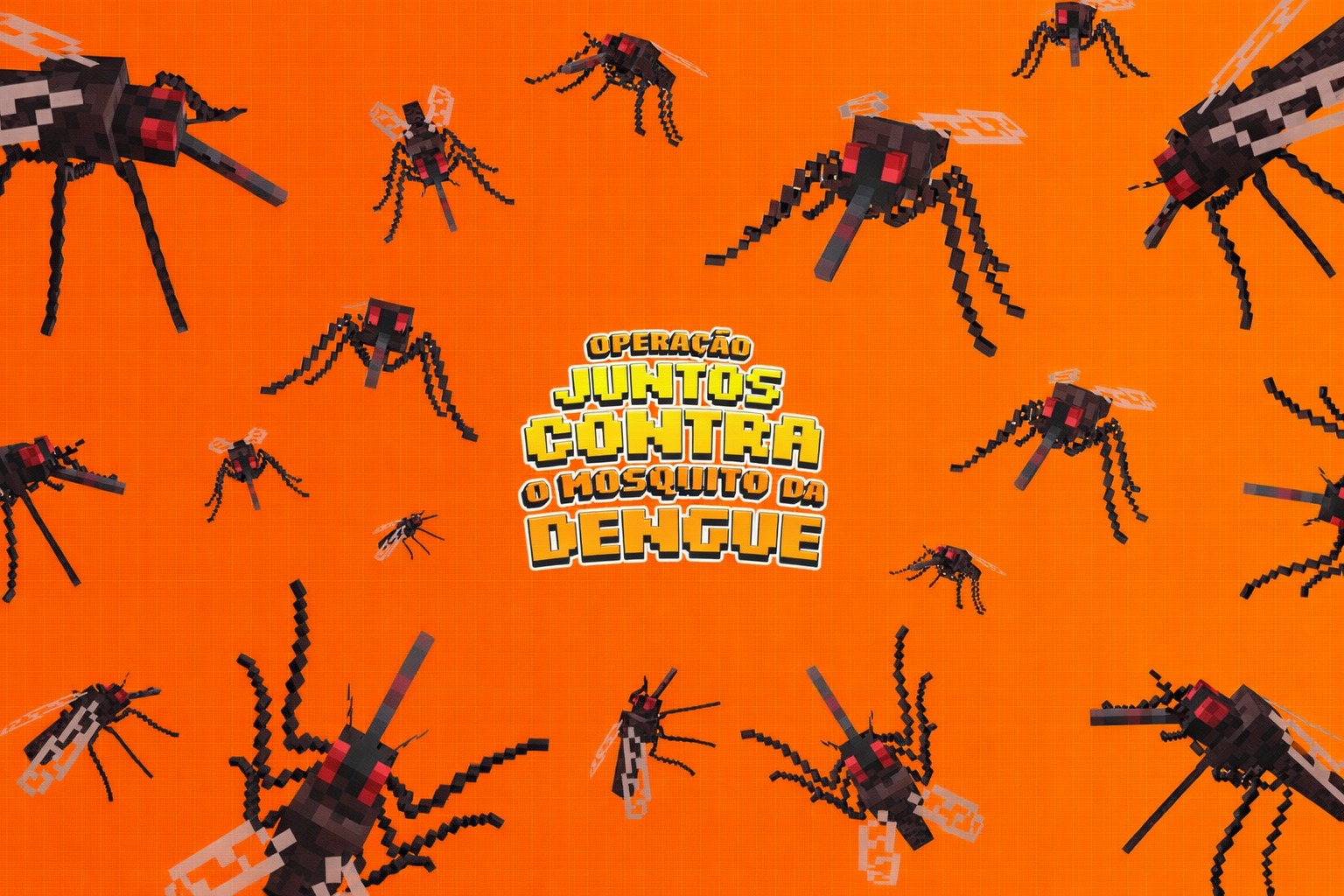 SBP cria mundos no “Minecraft” para falar de combate à dengue