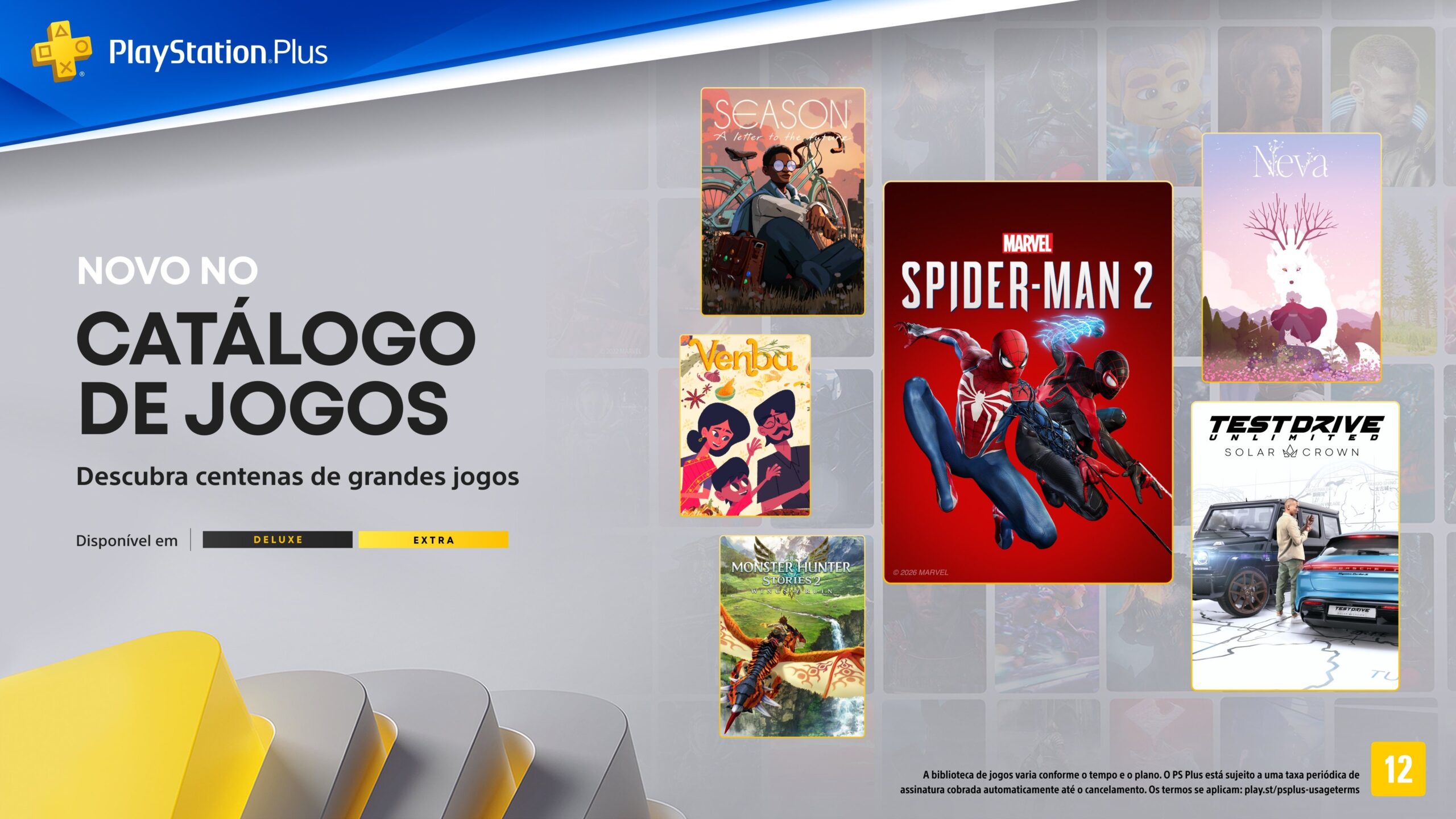 PlayStation Plus anuncia Marvel's Spider-Man 2 e mais nos catálogos Extra e Deluxe