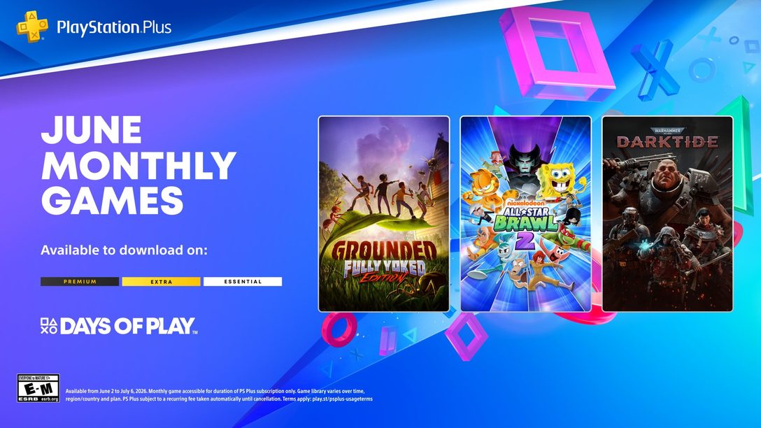 PlayStation Plus revela jogos mensais de junho