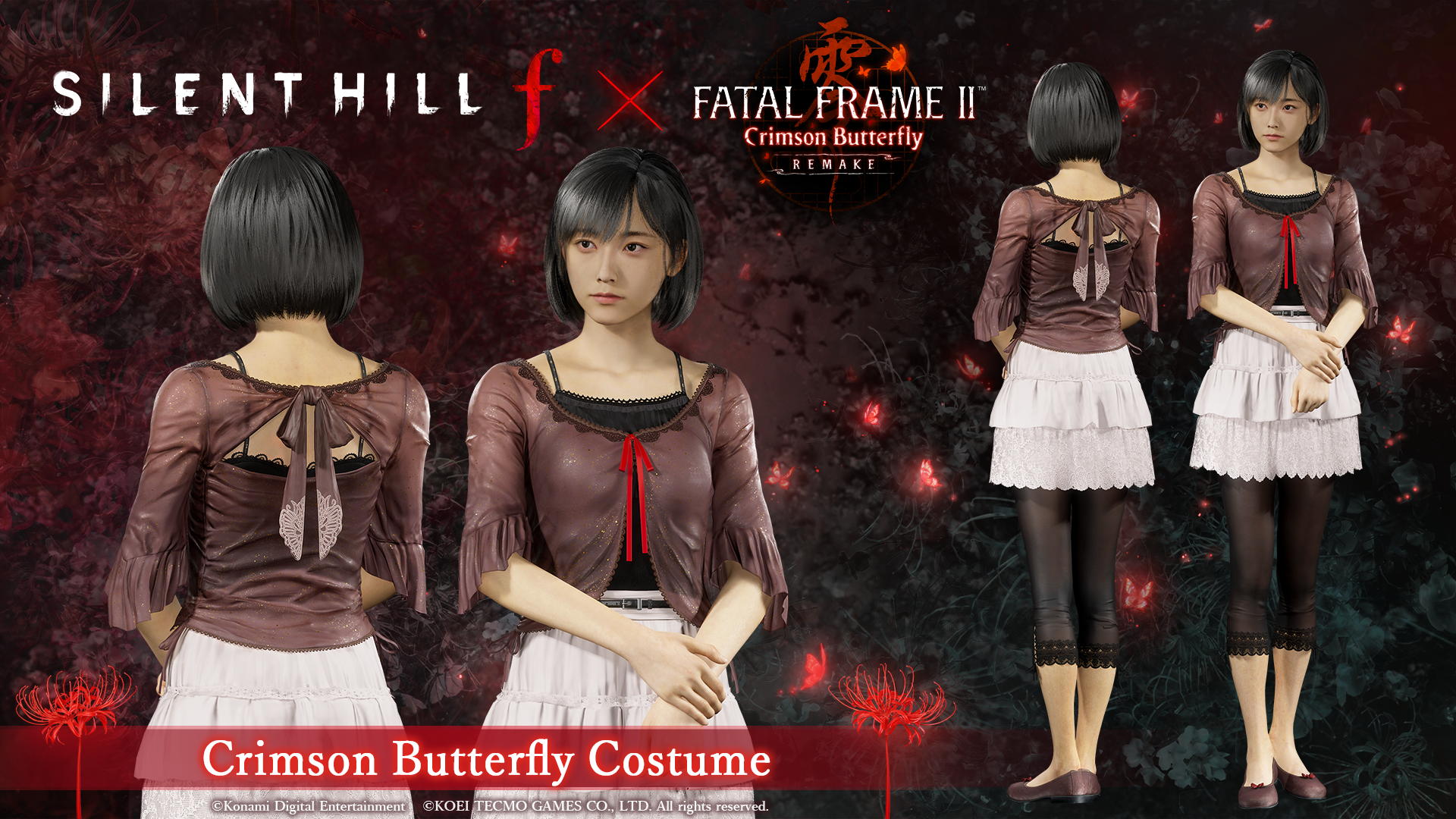 Silent Hill f ganha DLC gratuita com traje de Fatal Frame II: Crimson Butterfly REMAKE