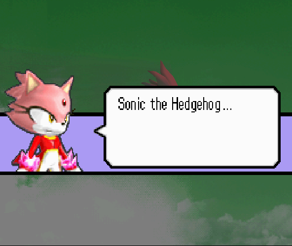 Sonic Rush Final Scene