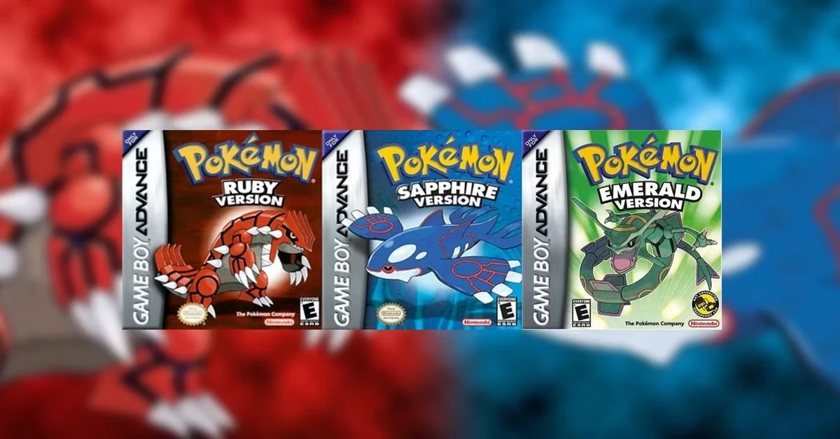 Pokémon Ruby, Sapphire e Emerald devem ser relançandos em breve pela Nintendo