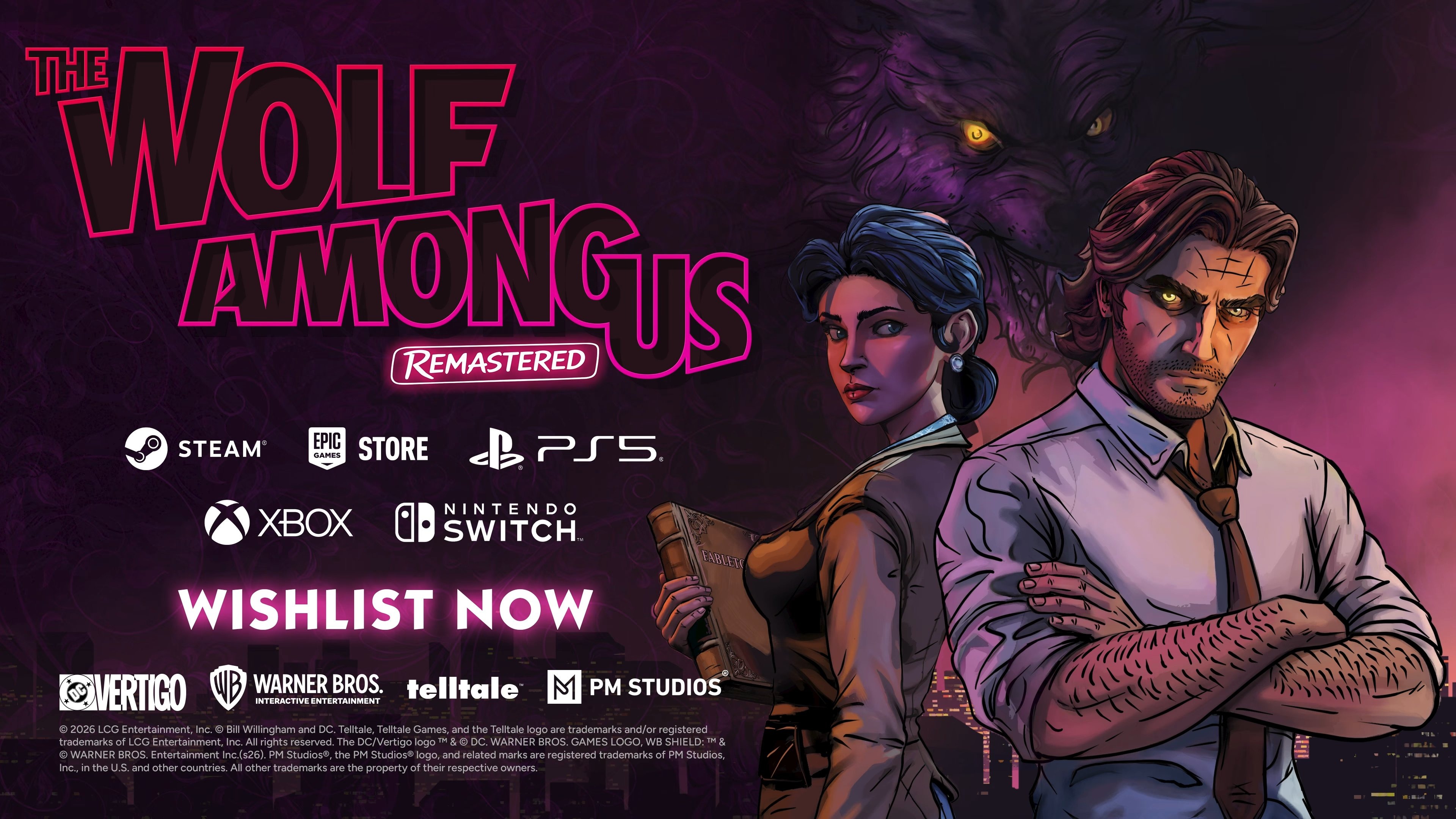 The Wolf Among Us Remastered ganha data de lançamento e confirma Modo Noir