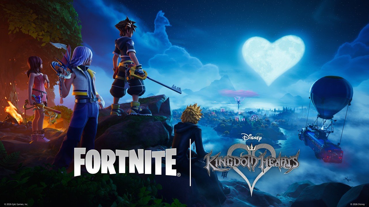 Fortnite divulga trailer da parceria com Kingdom Hearts